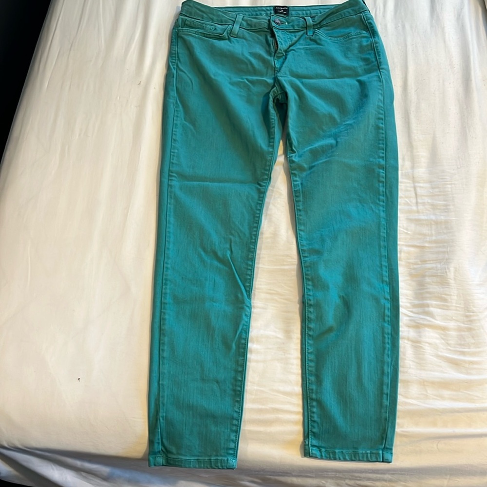 Teal Just Black Jeans
